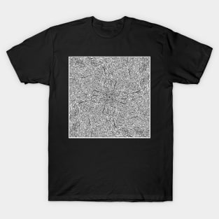 Nirmana Center Galaxy Line Art T-Shirt